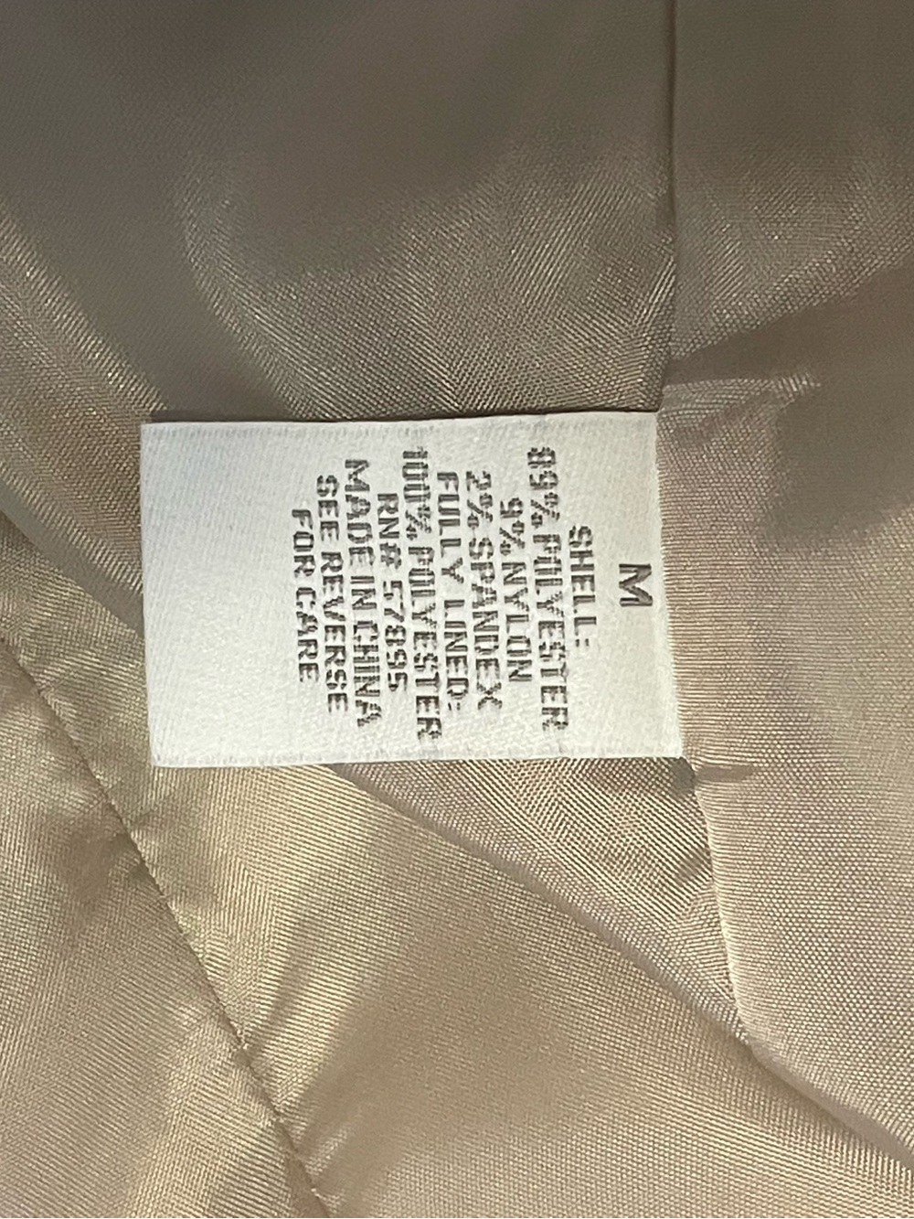dressbarn Taupe Suede Women's Blazer Jacket - Picture 6 of 6